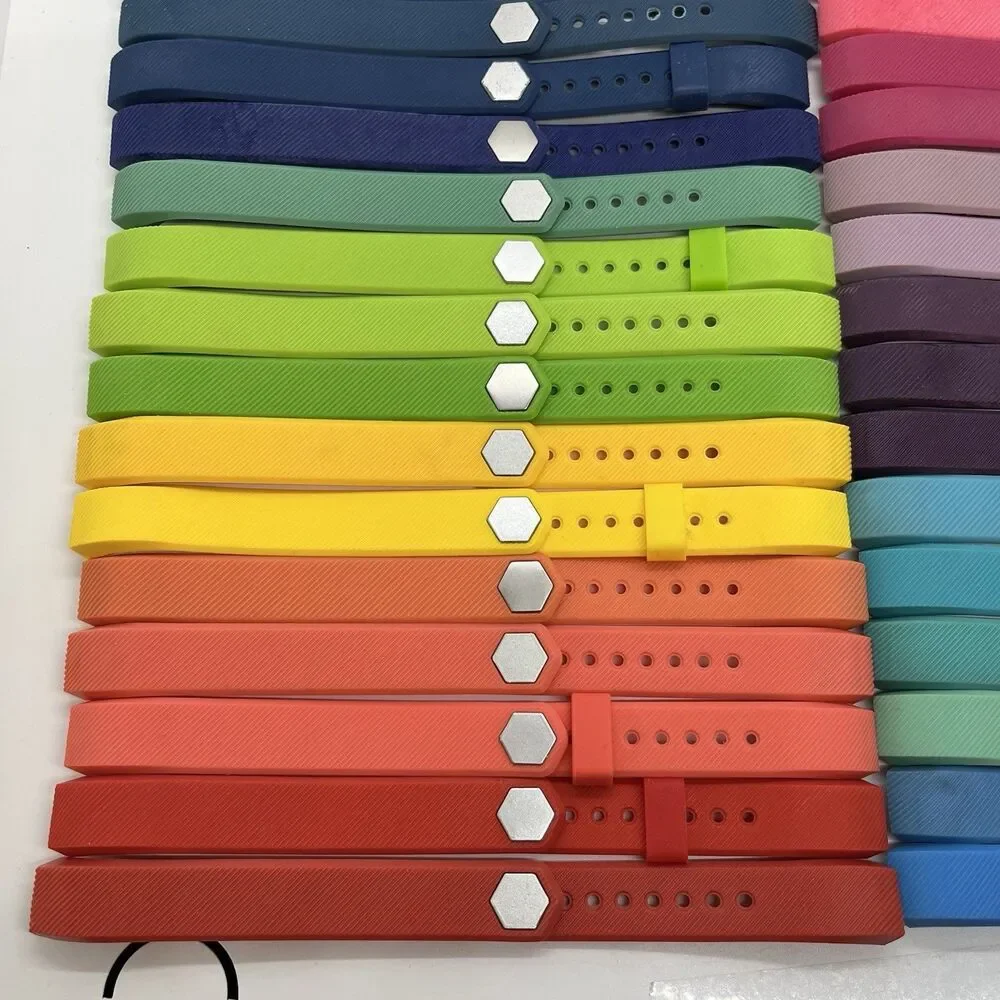Huge Lot Of 45 Fitbit Alta Replacement Bands Size Small Silicone